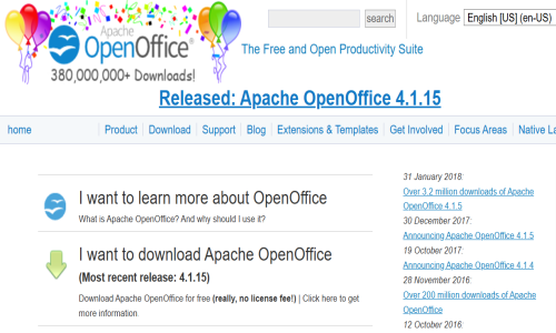 Open Office Screenshot 2